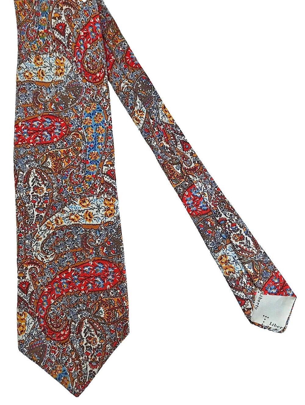 B. Altman & Co Liberty of London Neck Tie Floral Paisley Bandana Print